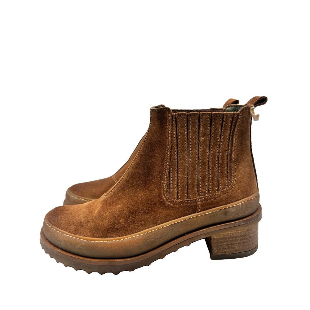 El Naturalista Kentia Heeled Boot Shoes Brown Women’s Sz EU 37/ US 7